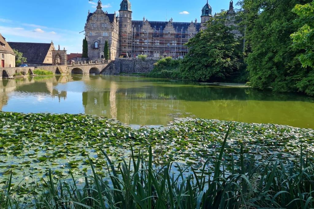 Schoene Ferienwohnung T&N Im Weserbergland Emmerthal エクステリア 写真